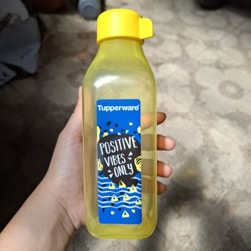 Tupperware Eco Bottle Square 500 ML - Kuning