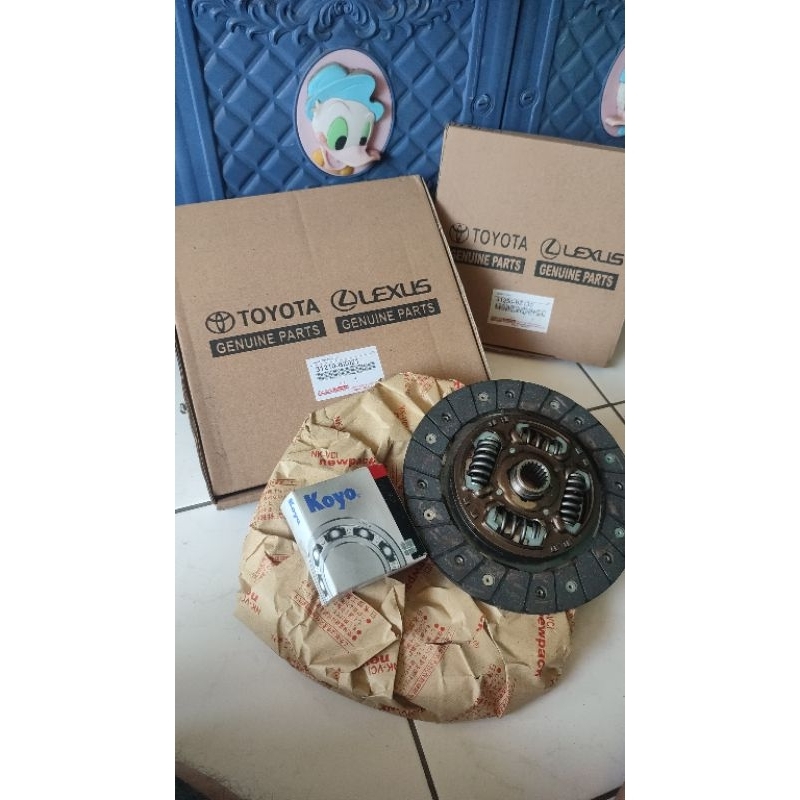 ORI KANVAS KOPLING SET KOMPLIT - AVANZA / XENIA 1.3 (2016-2020) TOYOTA GEUNINE PARTS