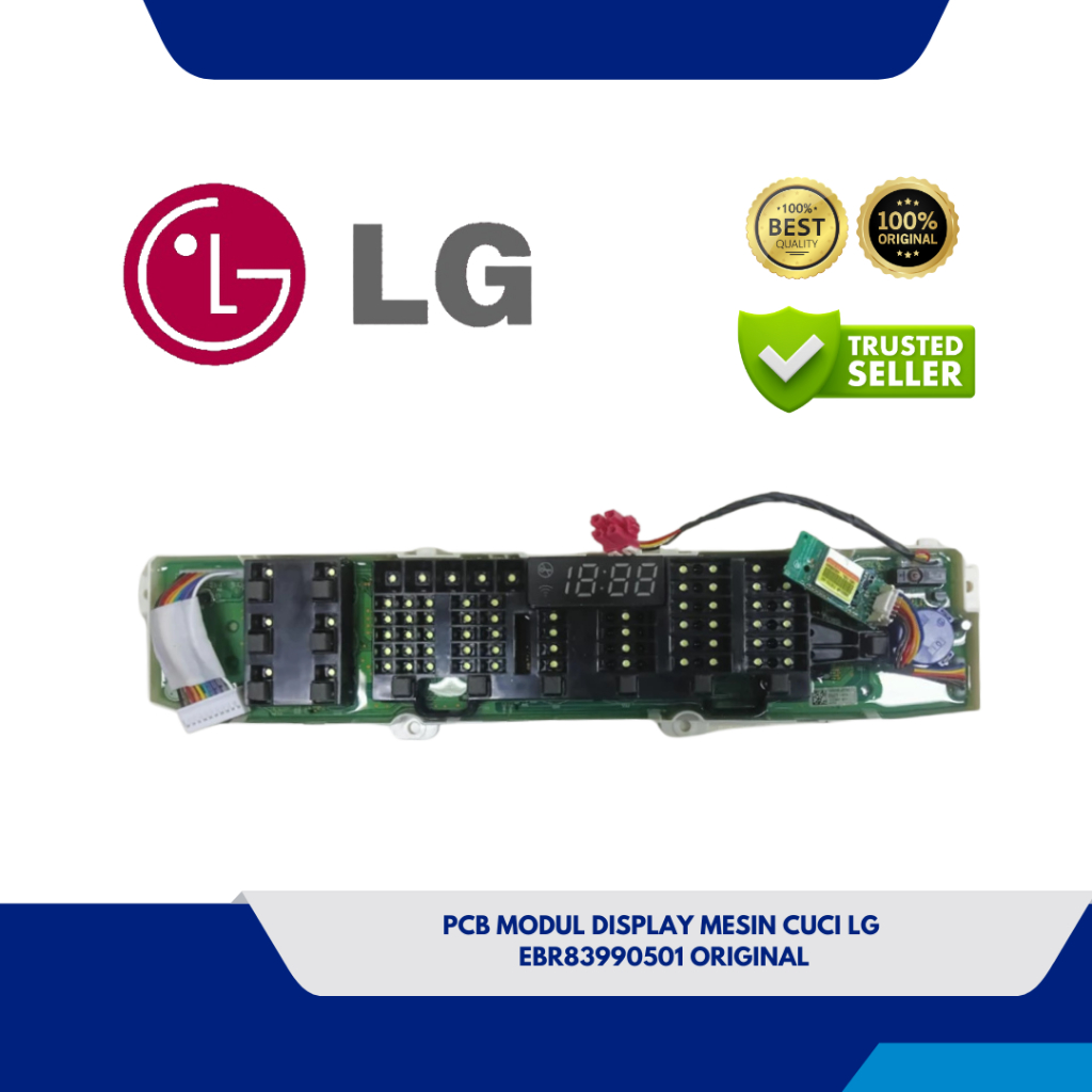 PCB MODUL DISPLAY MESIN CUCI LG T2112VSSAV EBR83990501 ORIGINAL