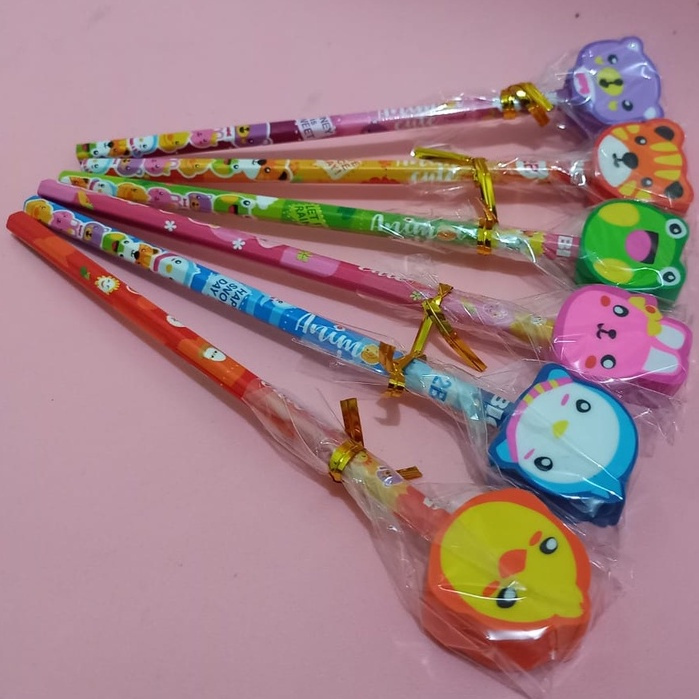 

Pensil Penghapus Karakter Binatang Lucu (Merk Big)