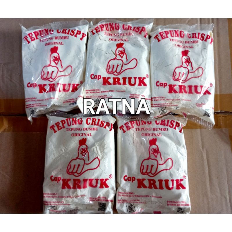 

(Isi 5 Pcs) TEPUNG CRISPY KRIUK 150Gram (Aroma Dewi) TEPUNG SERBAGUNA ORIGINAL