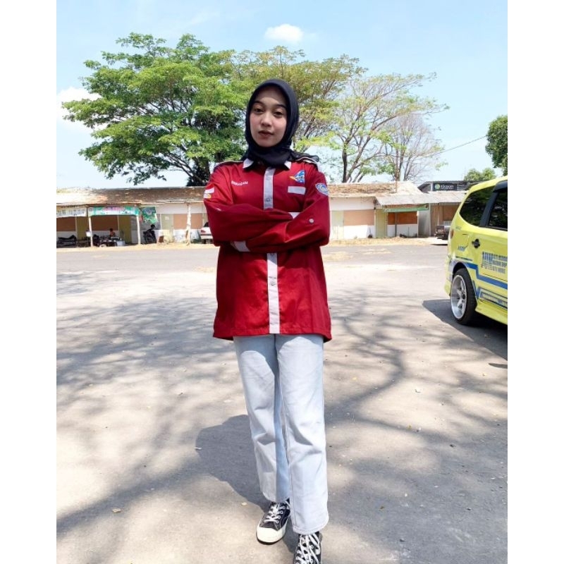 Kemeja Costume Pdh/Pdl Bahan Nagata Bordir 5 Titik