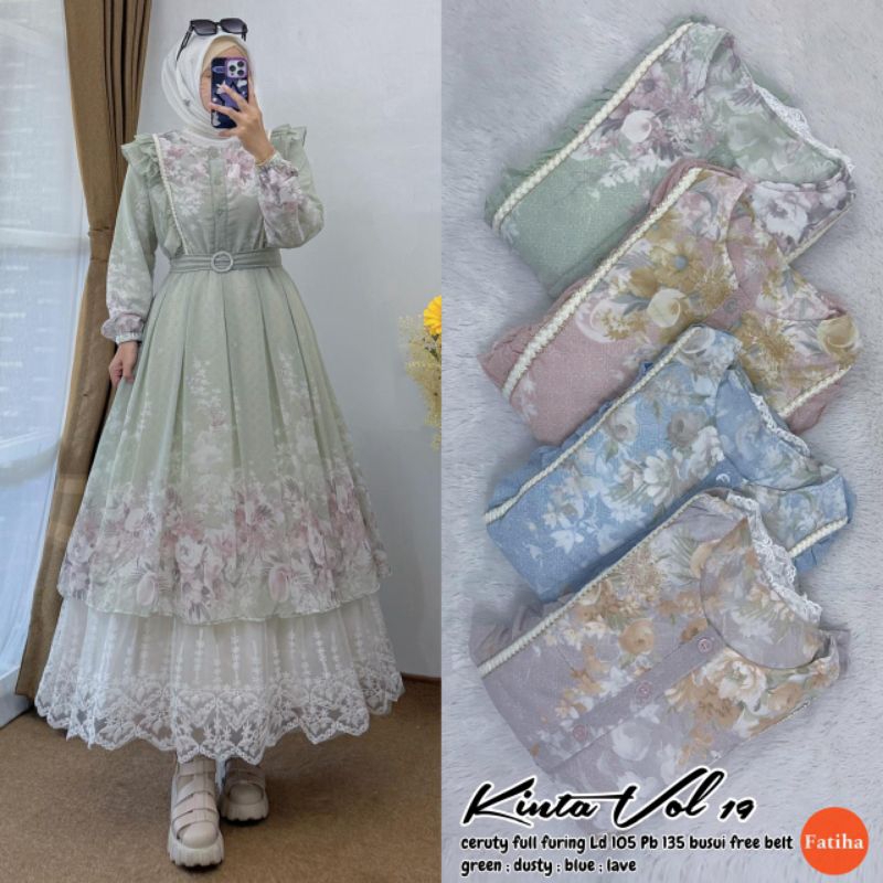 KINTA Dress #19 | KINTA Dress #23 | Gamis Ceruty | | Gamis Motif | | Dress Wanita | | Maxi Kondangan