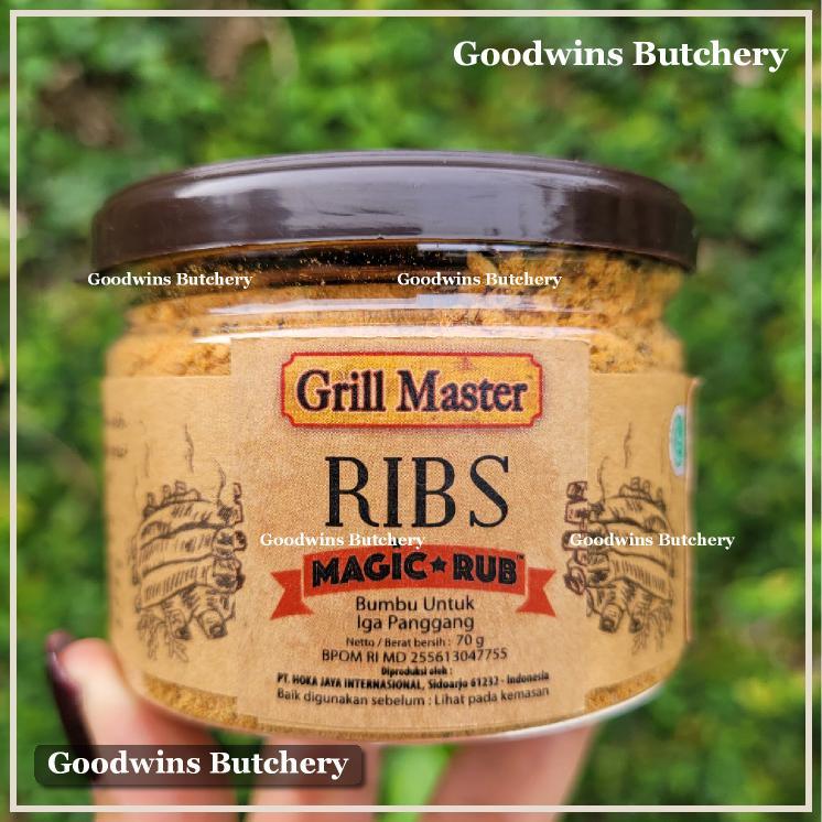 

Jay's magic rub RIBS grill master bumbu racik iga sapi konro panggang Jays Kitchen 70g