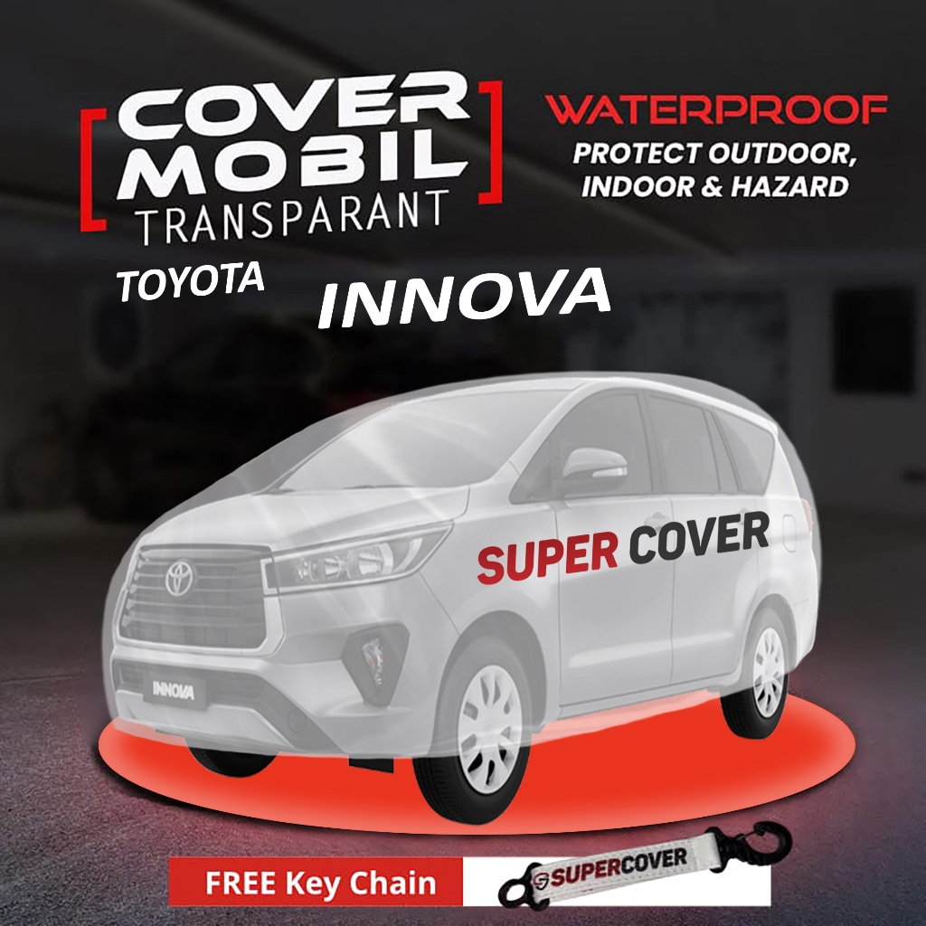 Sarung mobil plastik transparan Toyota INNOVA