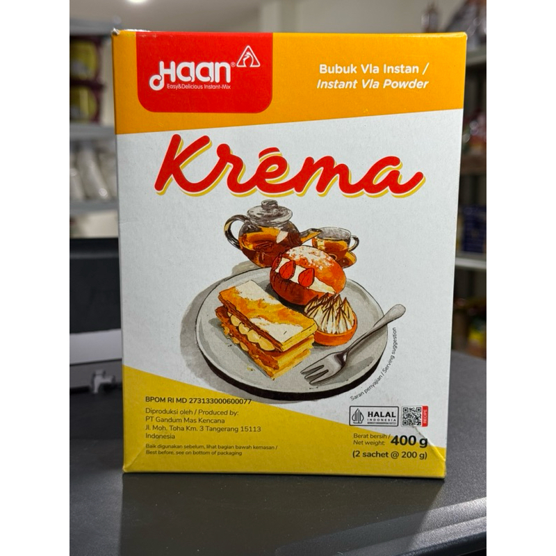 

Haan Krema Instant Vla Powder / bubuk vla instan 400gr