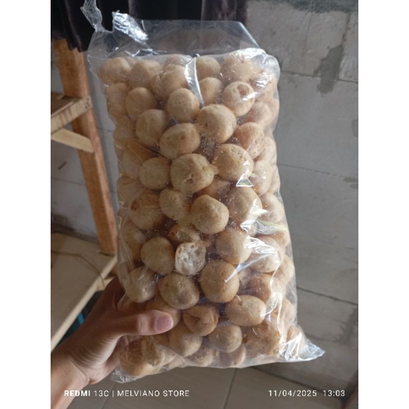 

kerupuk kakap bulat /camilan/amplang tengiri/kakap tengiri