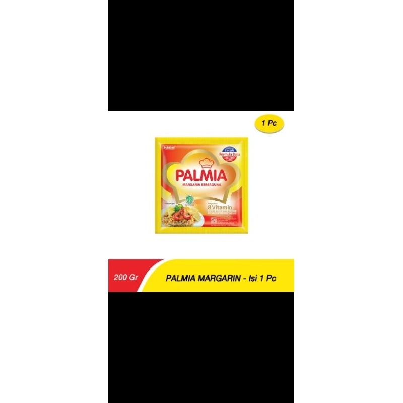 

Palmia Margarine sachet 200gr