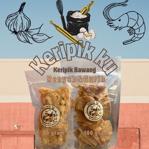 

Cemilan Murah Keripik ku Keripik Bawang