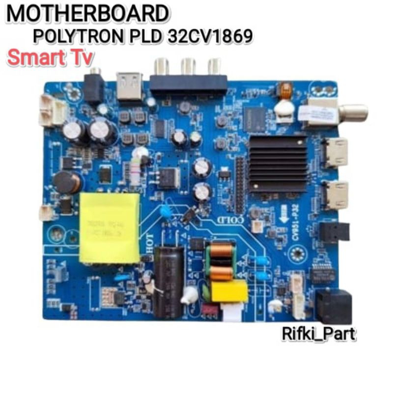MOTHERBOARD MAINBOARD MB SMART TV LED POLYTRON PLD 32CV1869