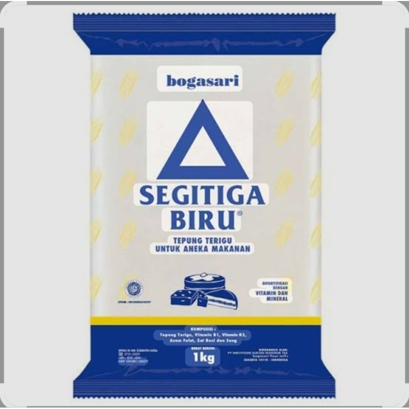 

Tepung Terigu Segitiga 1KG 1DUS isi 12PCS