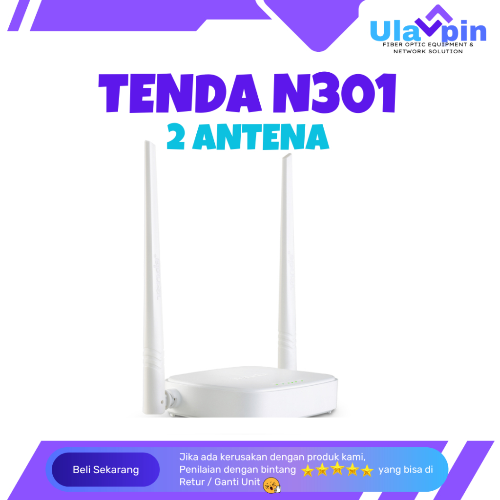Tenda N301 - Wireless N300 Easy Setup Router