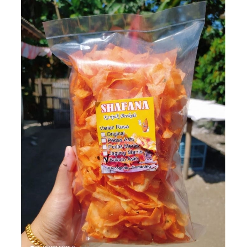

Keripik Brekele Singkong - Berat ¼kg, ½kg, 1kg