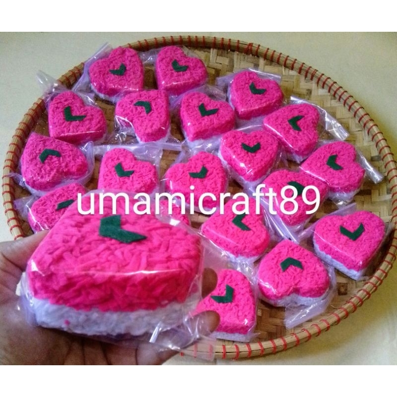 Replika Kue Sengkulun / Mainan flanel Kue Jajanan Pasar / Mainan Edukasi Anak / Mainan masak-masakan