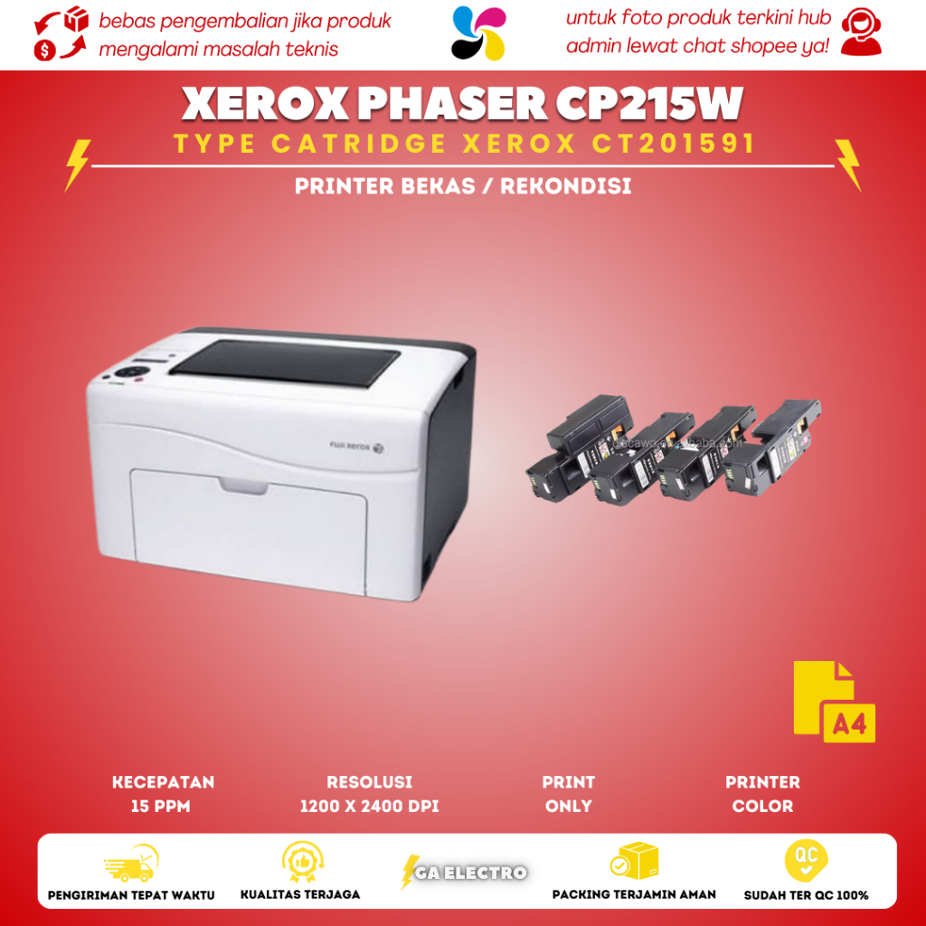 printer xerox docuprint cp215w - printer laserjet second color xerox - wireless printer xerox second