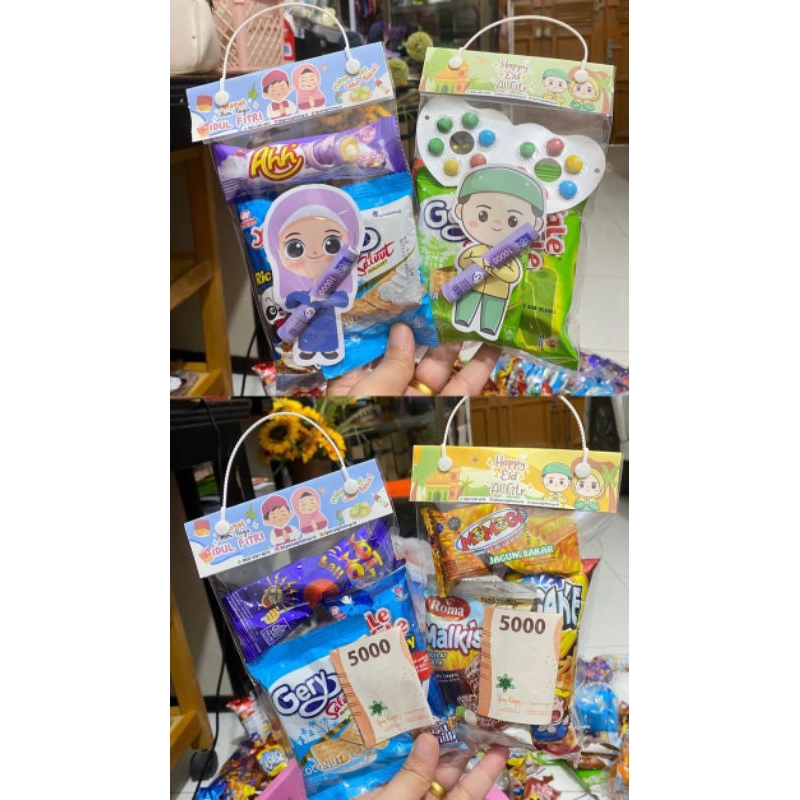 

ampau Snack lebaran/parsel mini thr/parsel lebaran