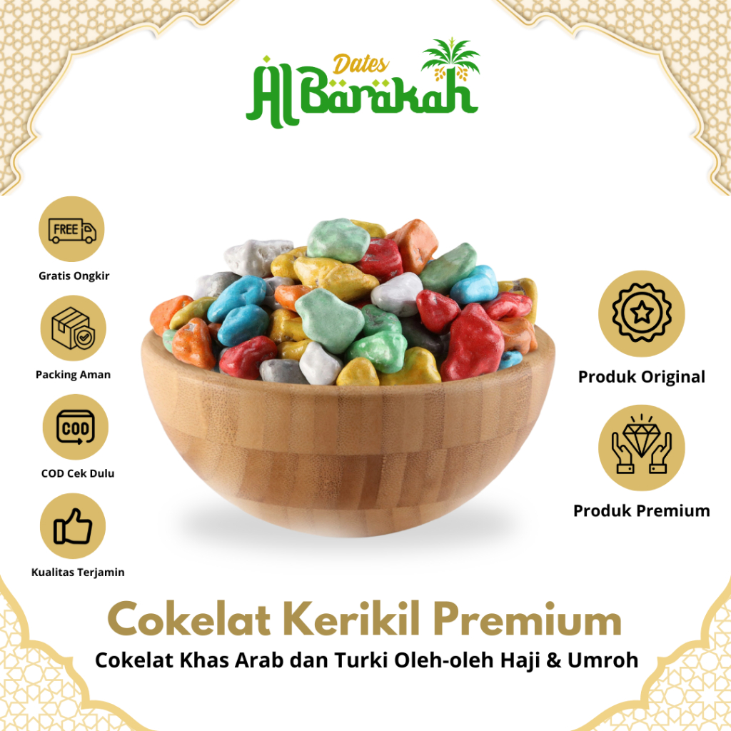 

Cokelat Kerikil Arab Stones Coklat Turki Oleh Oleh Haji dan Umroh Cemilan Unik Rasa Lezat