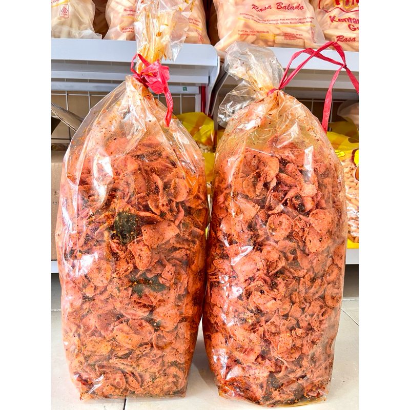 

SOSIS GORENG PEDAS CIKRUH /SOSRENG IKAN 250 gr/500 gr