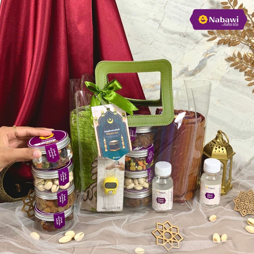 

RB Hampers Al Iskan Paket Oleh Oleh Makanan Khas Arab Souvenir Haji dan Umroh Premium