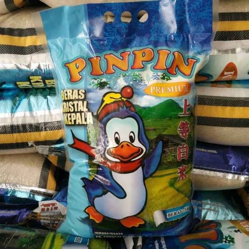 

(5KG) BERAS PINPIN 5KG PREMIUM BERAS KEMASAN PUNEL BERAS MASAK