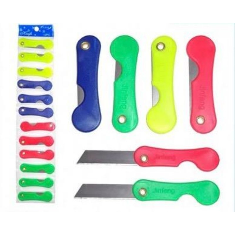 

GRATIS ONGKIR Cutter Mini Lucu Pisau Kecil Pemotong Kertas Portable Pisau lipat cutter lipat cutter kecil warna
