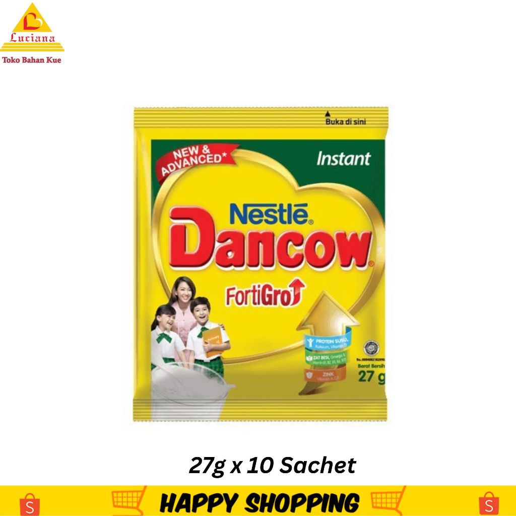 

Dancow Fortigro Sachet 27 Gr - Susu Sachet Dancow 10Sachet