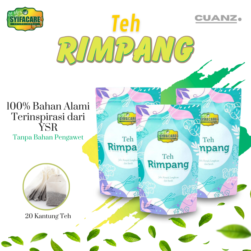 

Teh Celup Herbal Alami Rimpang Rempah Bantu Melancarkan Pencernaan Menurunkan Bb