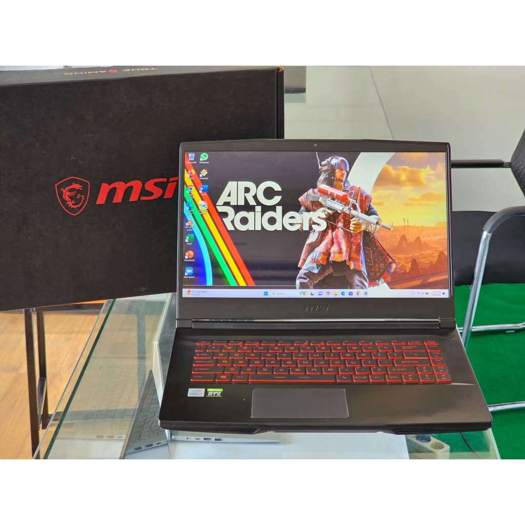 MSI GF65 Thin 10UE intel Core i7 Gen 10 Ram 16 GB SSD 1 TB Nvidia RTX 3060 144 Hz Slim Gaming dan re