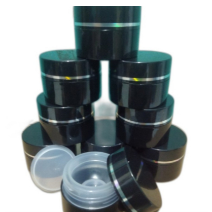 Pot Cream 10Gr Pot Cream 10 Gram PS Hitam List Silver Pot Cream 10Gr