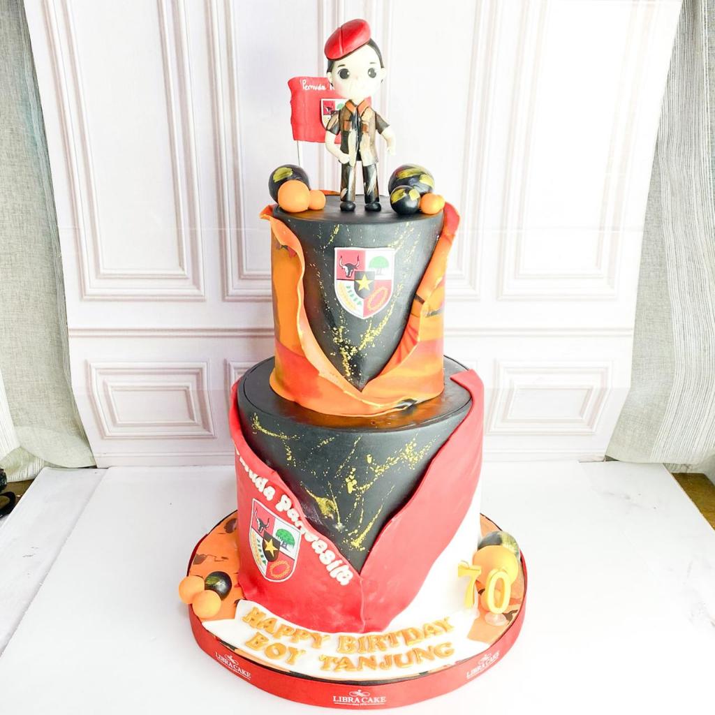 

Kue Ulang tahun/Birthday Cake/Kue Ultah Tema Pemuda Pancasila/Kue Birthday jakarta