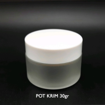Pot Cream 30gr Pot Cream Kaca 30gr Pot Kosmetik Kaca 30ml