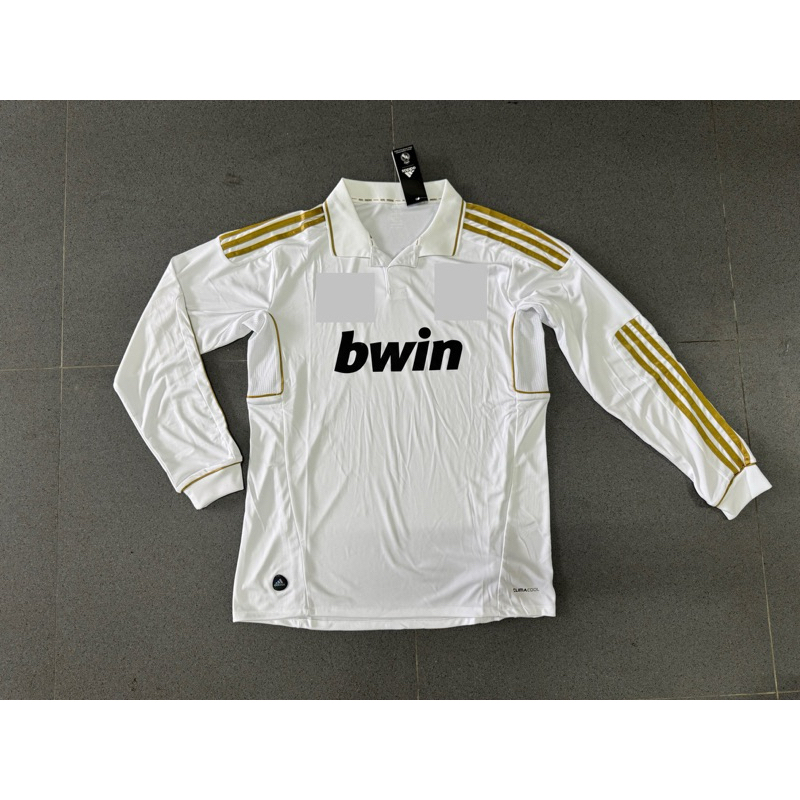 (LONG SLEEVE RETRO) JERSEY RETRO MADRID HOME 2011 LS GRADE ORI