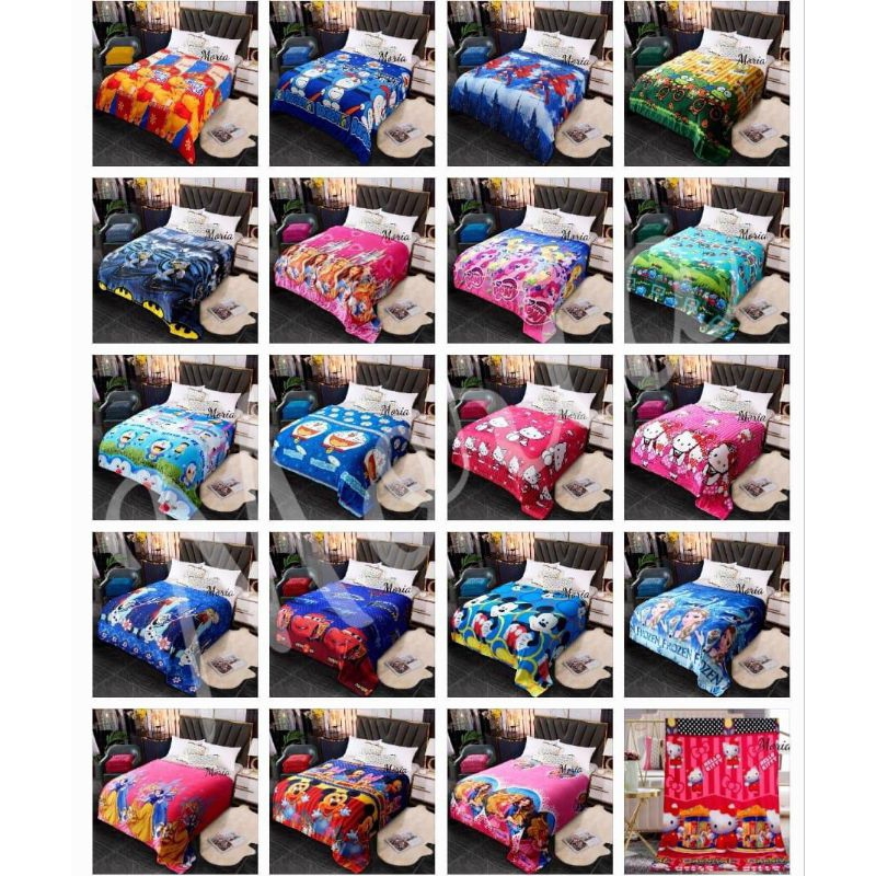 SELIMUT BULU HALUS KARAKTER / SELIMUT BULU MURAH / SELIMUT BULU / SELIMUT KARAKTER