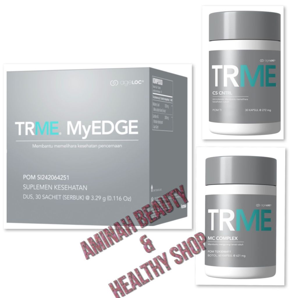 (AMINAH) Program Turun Berat  Badan Diet TWS V2 TRME C0ntrol C0mplEx Edg#3 Nahan Nafsu Makan ASLI OR