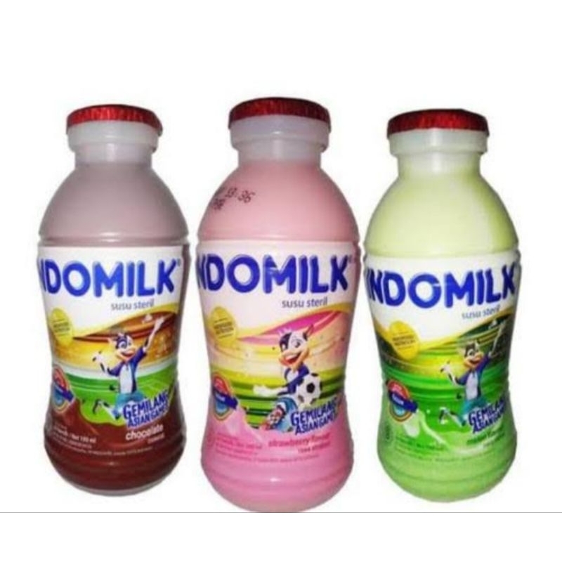 

SUSU UHT INDOMILK BOTOL 190 ML( 1 KARTON) ISI 24 / UHT ULTRA 200 ML