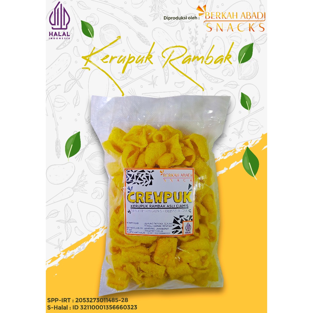 

Kerupuk Rambak Asli Ciamis 190 gr