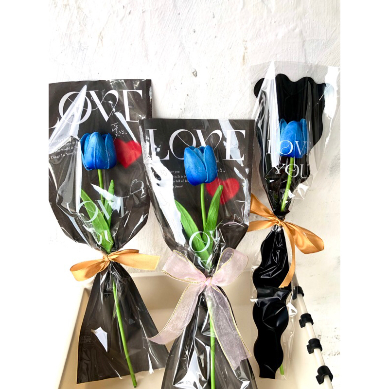 buket bunga tulip bouquet bucket bunga tulip artificial