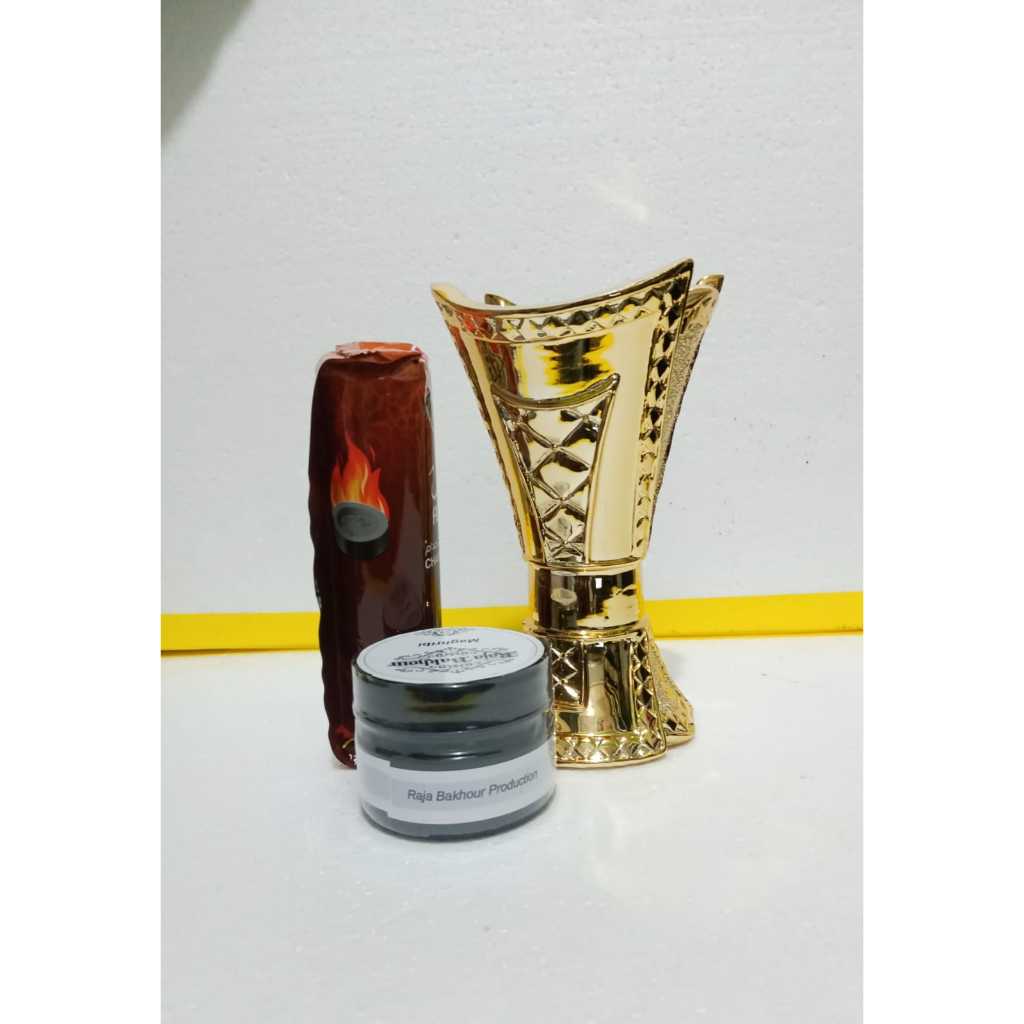 Tempat pembakaran buhur manual  + buhur + arang buhur