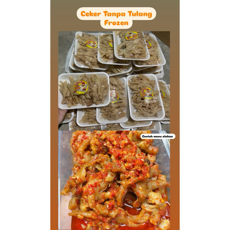 

Ceker Tanpa Tulang