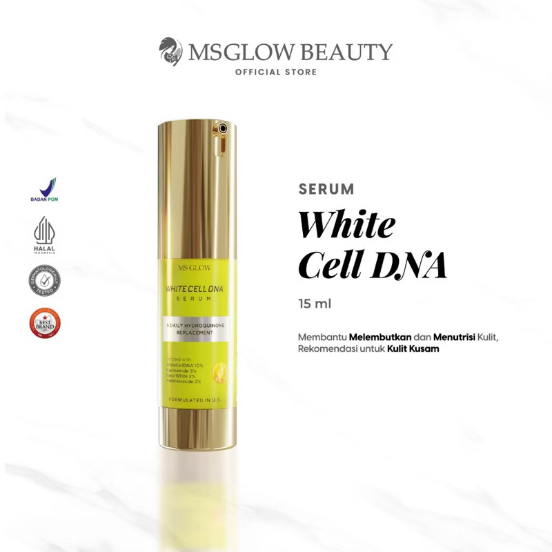 MS GLOW WHITE CELL DNA SERUM READY