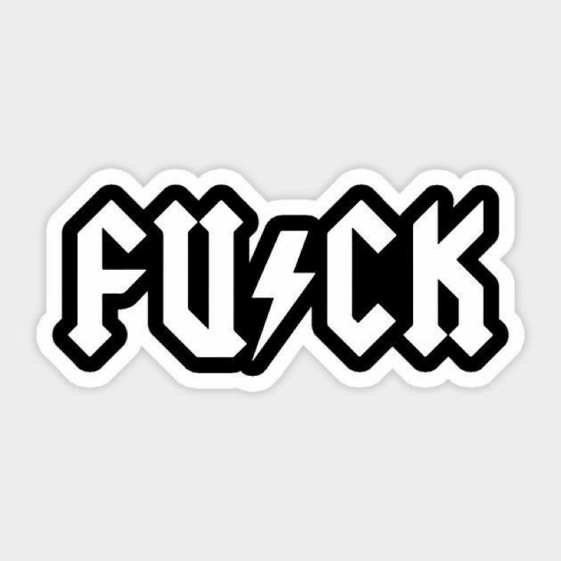 

Sticker FU$CK 1 Pcs