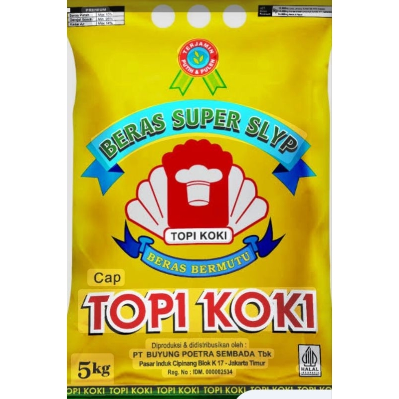 

Beras Topi Koki 5 kg