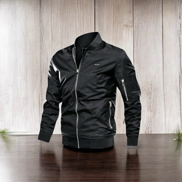 Jaket Pria waterproof Taslan