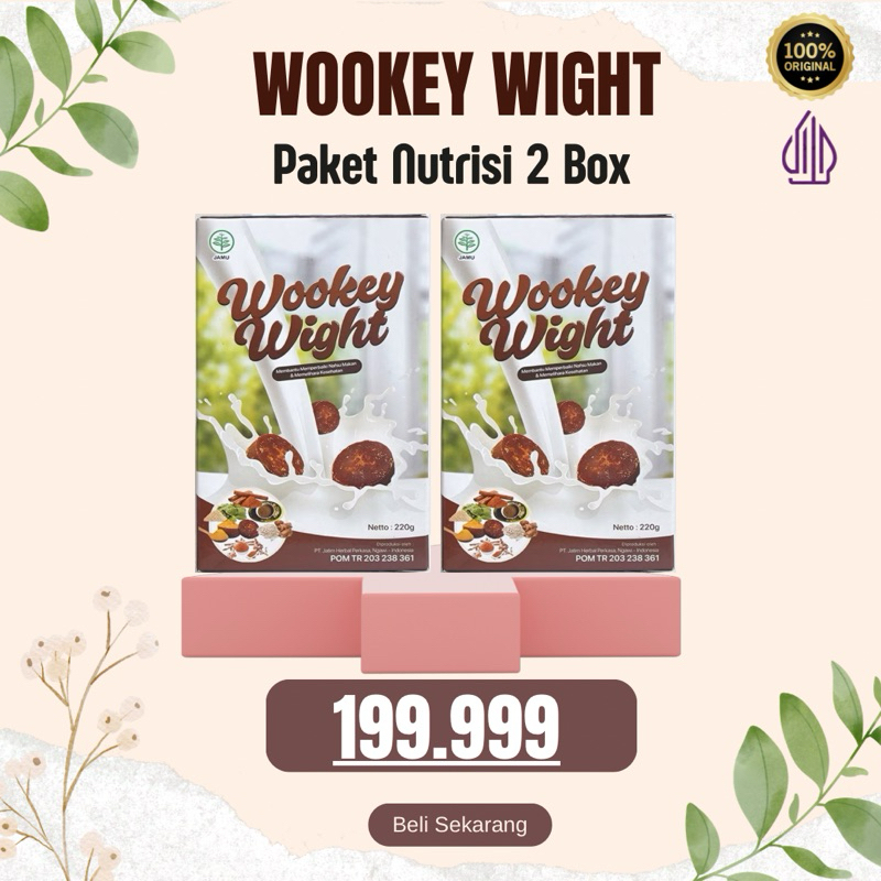 

Wookey Weight - Susu Penambah Berat Badan 220gr PAKET 2 BOX