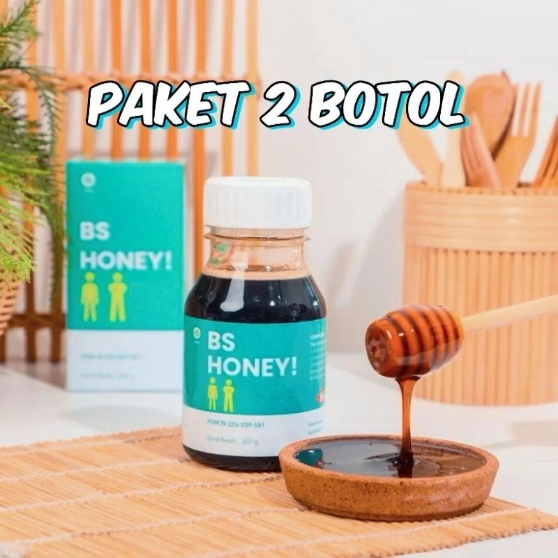 *PROMO* BYE SKINNY 2 botol (BS HONEY Penggemuk Badan)