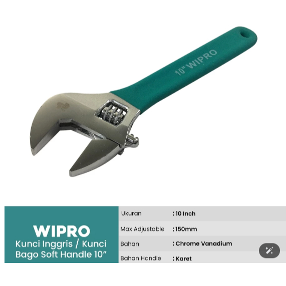 Kunci Inggris / Kunci Inggris 10 Inch Wipro