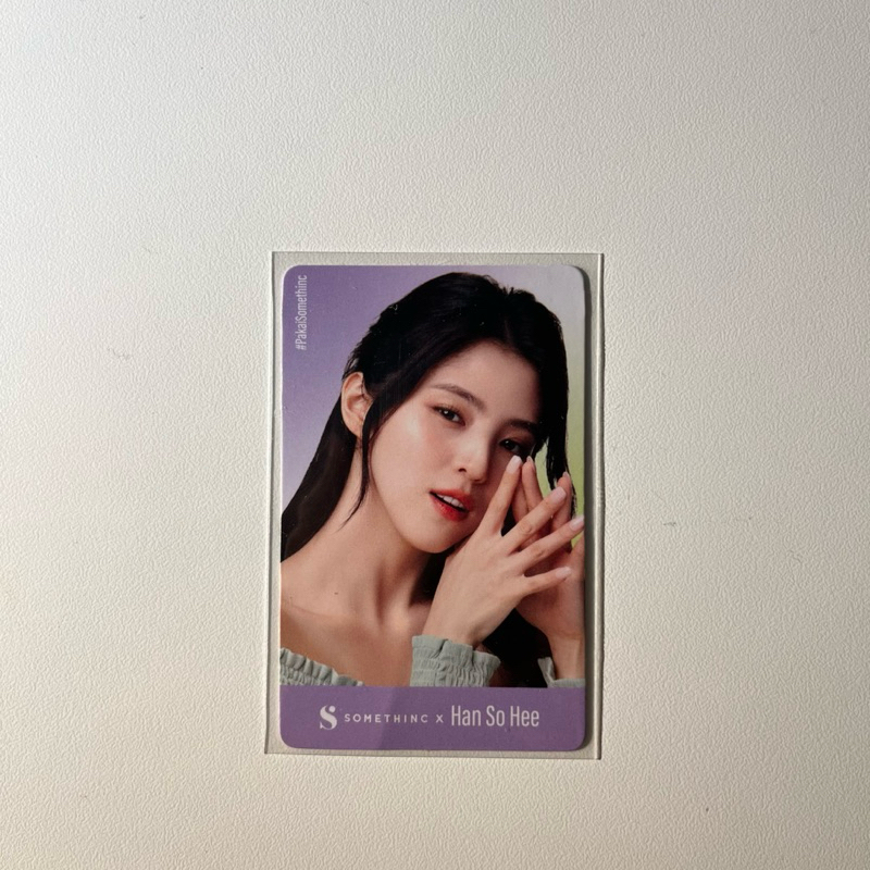 HAN SO HEE x SOMETHINC PHOTOCARD OFFICIAL