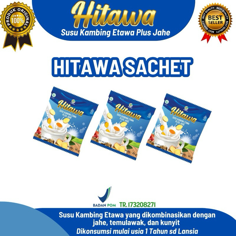 

SUSU HITAWA SACHET/25GRAM/GRATIS HADIAH SETIAP BELI 10 SACHET