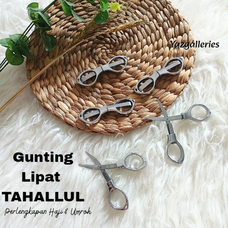 

Gunting Lipat Tahallul Portable Stainless Steel Perlengkapan Umroh dan Haji