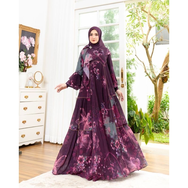 PERMATA SYAWAL SERIES GAMIS BRAND ELDEENA SYARI